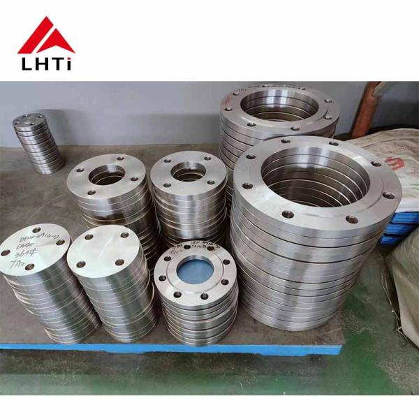 PN 10 DIN 2501 Titanium Plate Flange Gr2 Gr7 for High Pressure Pipelines