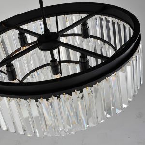 Crystal Pendant Lighting Modern Design 20000 Hrs Lifespan No Mercury