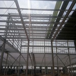 Industrial Prefabricated Steel Frame Building Construction Steel Beam Building