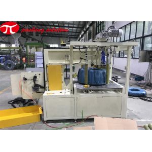 Automated PLC Control Vertical Pvc Hose Coil Packing Wrapping Machine4m/Min