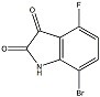 Quality 7-bromo-4-fluoroindoline-2,3-dione[1245648-36-5] for sale