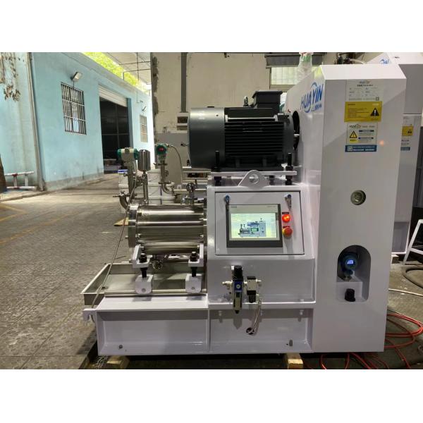 PLC Control Horizontal Bead Mill Machine 380V For Efficient Batch Grinding