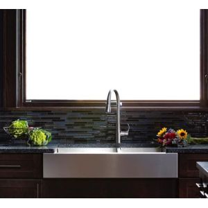 Rectangular Apron Stainless Steel Kitchen Sink With Large Capacity