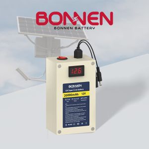 OEM 12V Rechargebale Lithium Batteries 20Ah Solar Street Light Battery For