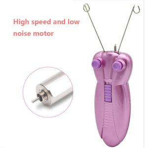 Lady Men Bee Electric Face Epilator Cotton Thread Loose Power With Indictator