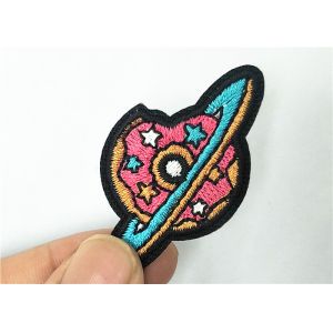 OEM Eye Logo Design Custom Applique Patches For Apparel 4.5cm Tall