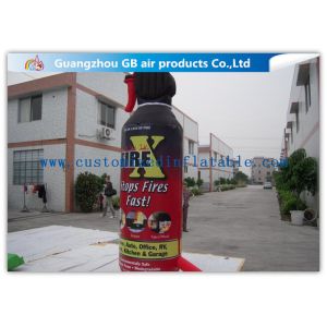 Large Model Bottle Shape Inflatable Fire Extinguisher Water Proof Material