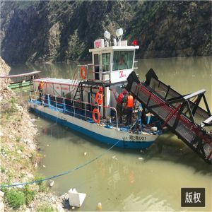 Integrated 5500m3 Aquatic Weed Harvester For Reservoir Coasts