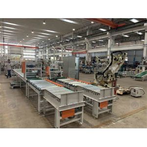 50kg/Bag Automatic Palletizer Machine LP130 Robot Packing Line For Bagging