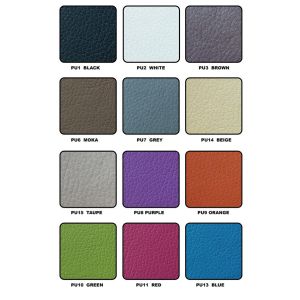 Upholstered Pu Dining Chairs , Chrome Dining Chair Heavy Duty Legs