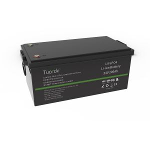 5120Wh Lithium Iron Phosphate Battery , 24V 200Ah Lifepo4 Lithium Battery