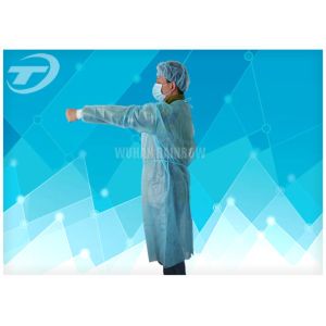 China Pharmaceutical Cleanroom disposable medical garments White Dust Proof Breathable on sale