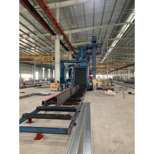 HP-0816*8 11KW H Beam Production Line Shot Blasting Machine 800 X 1600mm