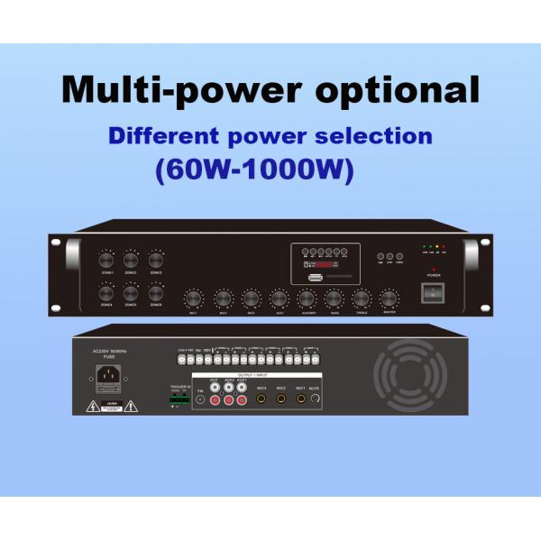 Buy 6 Zones Bluetooth FM Mixing Amplifier 120W Commercial Audio System at wholesale prices