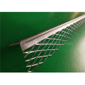 China 3m Length Plaster Angle Bead 5cm Diamond Mesh Wings 0.4mm Thickness on sale