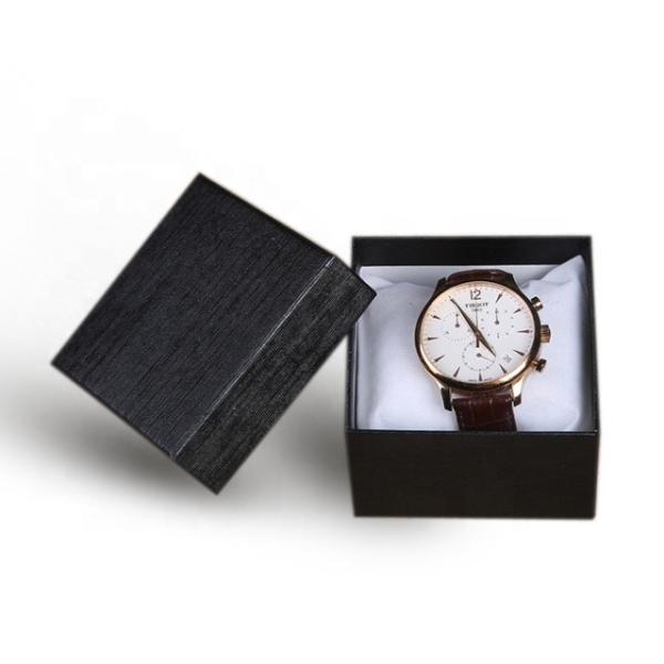 Recyclable wholesale Men Guest Watches customized logo cardboard paper gift box