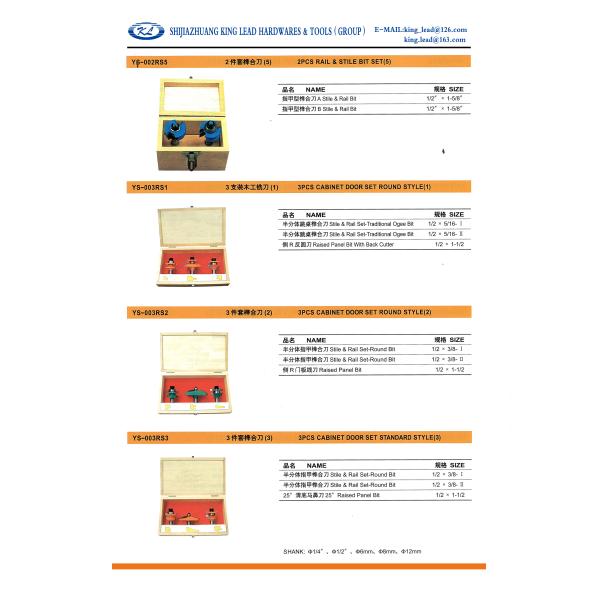 wood cutters;router bit;wood drillers;boring bits