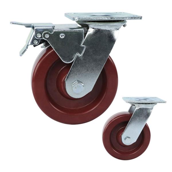 Buy 6 Inch 880lbs Capacity Heat Resistant Caster Wheels ISO9001 at wholesale prices