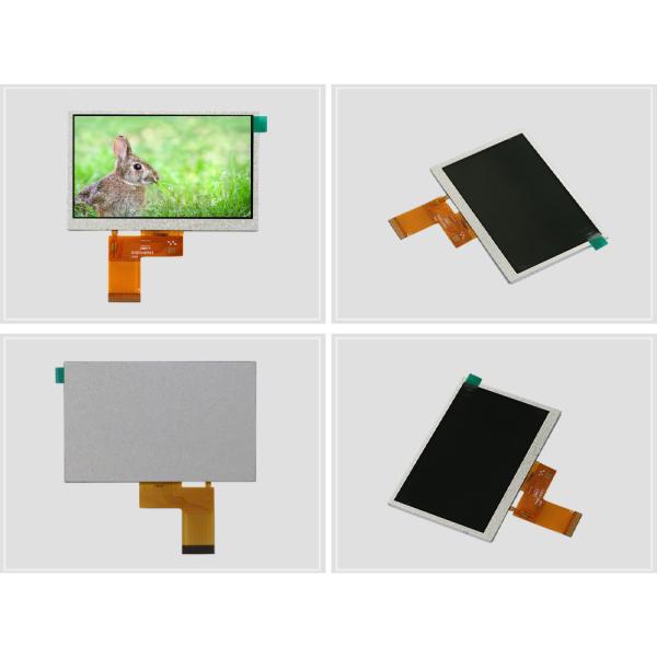 High Brightness 5 Inch LCD Monitor 500cd/m2 TFT LCD Capacitive Touchscreen