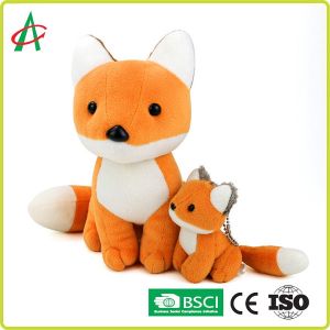 Polyester Stuffing Furry Plush Mini Fox Stuffed Animal 3 10in