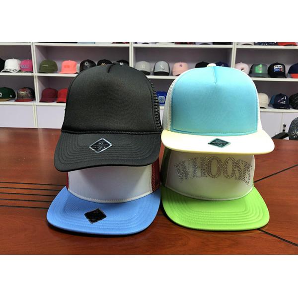 All kinds of custom embroidery letters High Crown snapback hats for small heads unisex