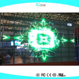 See through transparent led display window advertising