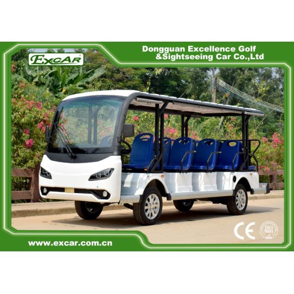 14 Seaters Electric Sightseeing Bus With EPS Steering System