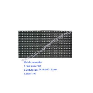 Ultra Thin Easy Moving P10 Led Display Module Various Size IP31