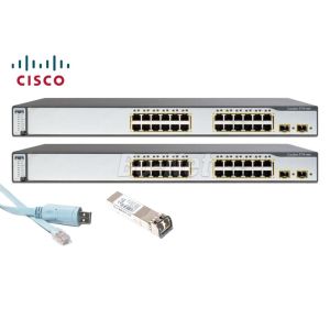 Cisco WS-C3750-24PS-E 24port 10/100M Switch Managed Network Switch C3750 Series