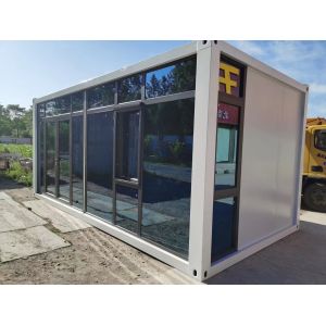 Prefab Container House Flat Pack Hurricane Proof Sandwich Panel Buildings for 15