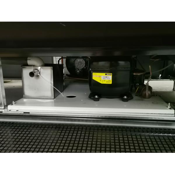 Hydraulic Straight Glass R290 Meat Refrigeration Showcase Fan Cooling