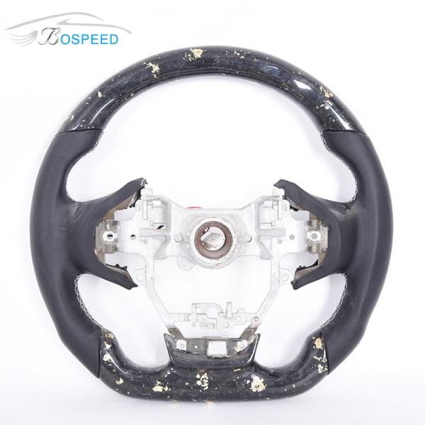Sports Forged Alcantara Smooth Toyota Leather Steering Wheel Carbon Fiber Material