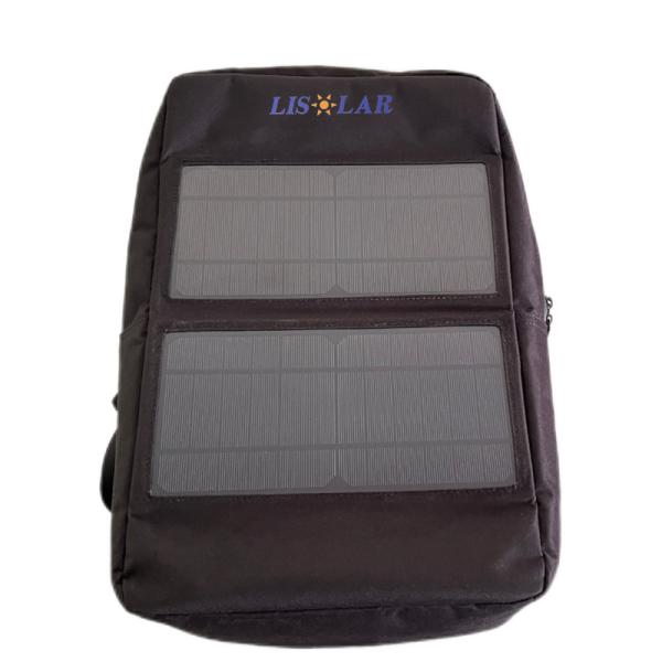 Buy Waterproof Nylon Lining 60L Solar Panel Backpacks With Dual USB Water Resistant Zipper at wholesale prices