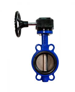 China DN50-DN300 Gear Operated Butterfly Valve Wafer End for Water on sale
