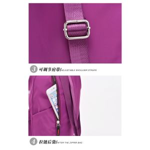 Polyester Sports Waterproof Drawstring Bag Customized Color 37 * 47CM