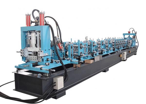 Buy Galvanzied Steel C Z Purlin Roll Forming Machine / Purlin Making Machine at wholesale prices