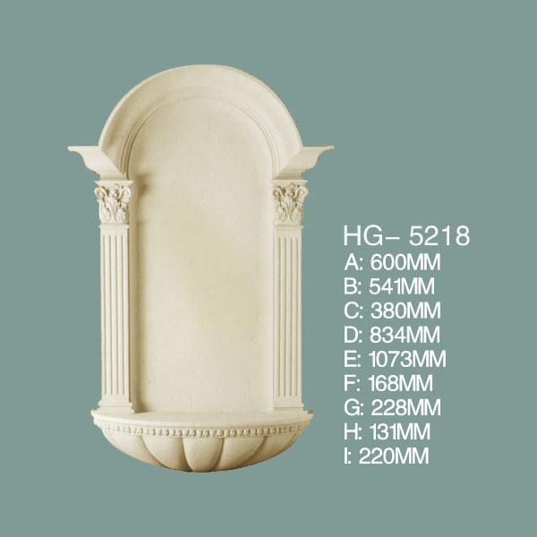 Buy HG-5218 Primed Polyurethane Surface Mount Wall Niche at wholesale prices