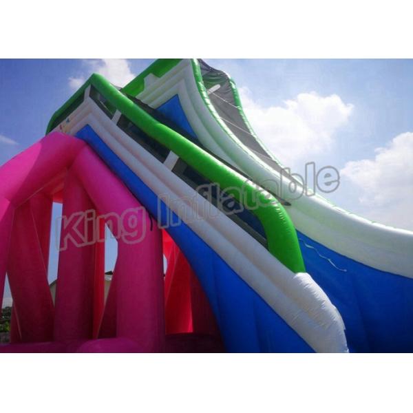 Custom Exciting Flying Water Slide Inflatable PVC With Blower
