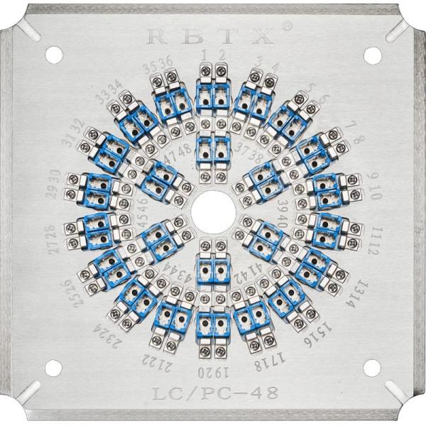LCPC48DU Fiber Polishing Fixture Holder 48 Ports LC/PC Fiber Optic Patch Cord