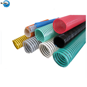 Corrugated Spiral Colorful PVC Suction Hose