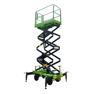 China 9m Hydraulic Scissor Lift With Motorized Device Electric Lifting Table 450kg Loading Capacity on sale