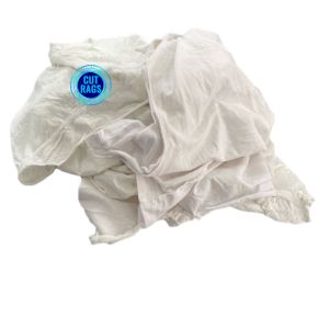 China 100 % cotton white t shirt waste cutting cotton clothes rags for cleaning clothes rags Rags in a Bag on sale