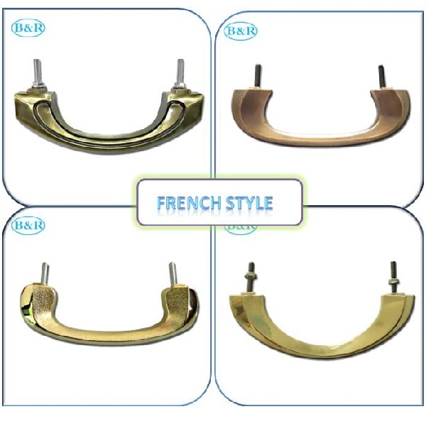 Antique Brass Finish Metal Coffin Handles Zinc Alloy coffin handle H018 antique bronze size 20*7.5cm