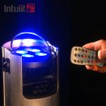 Stage Party Battery Wireless Uplight Par 4x12w RGBWAUV 4 In 1 Dj Par Light IR