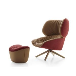 Recliner Italian Designer Classic Modern Luxury Fiberglass Upholstered PU Tabano