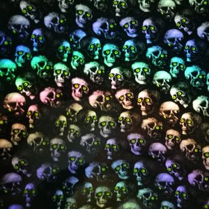 35um Skull Pattern Hologram Transfer Film For X Box