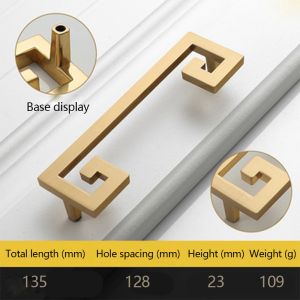 Office Copper Gold Antique Single Hole Drawer Pulls