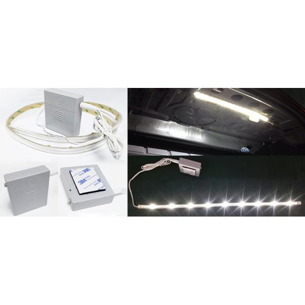 Power 0.8W Tool Box LED Lights ABS Plastic Cases Material 3PCS AA Batteries