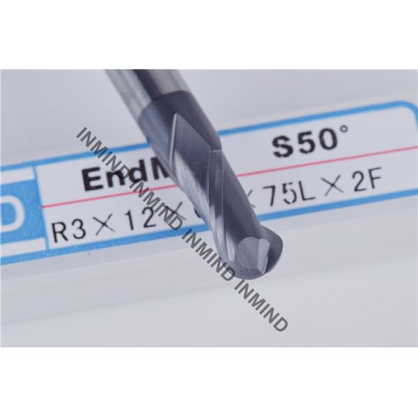 Buy High Tenacity Ball Nose Cutter , HRC50 Aluminium Metal Cutting Tools at wholesale prices