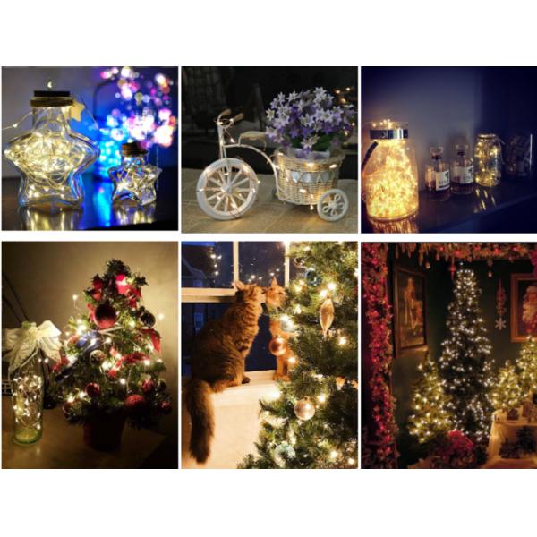 10 Meters Christmas Decorations Ornaments Light String 3500K IP65 2V 1